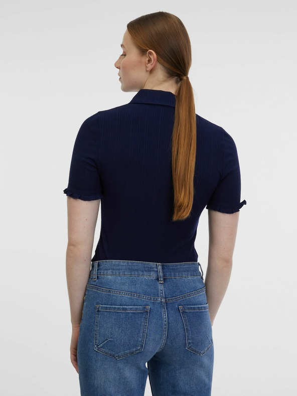 Orsay ORSAY kék és krémszínű női csíkos póló