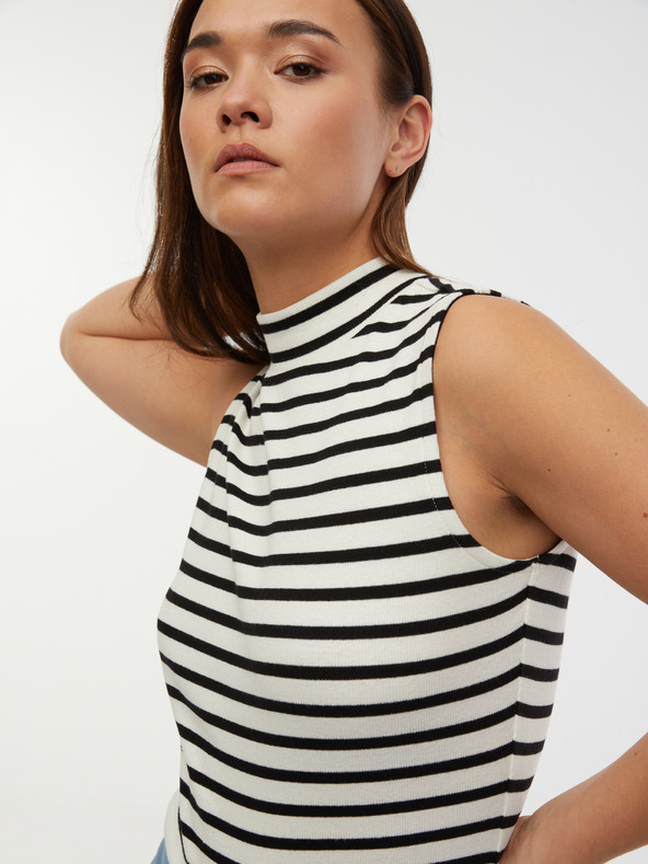 Orsay ORSAY fekete-fehér női csíkos felső