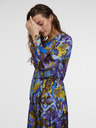 Orsay ORSAY kék női mintás szatén midi ruha