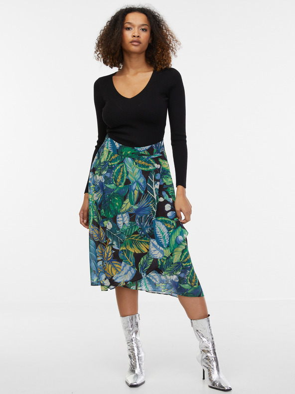 Orsay ORSAY fekete bordázottnői pulóver