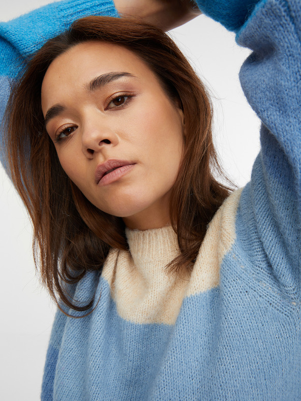 Orsay ORSAY kék női csíkos pulóver