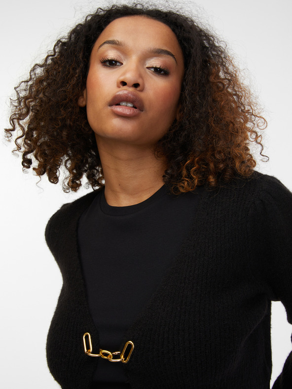 Orsay ORSAY fekete női kardigán gyapjúkeverékkel