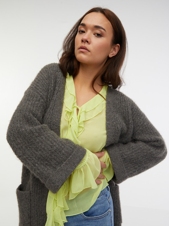 Orsay ORSAY sötétszürke női túlméretezett kardigán