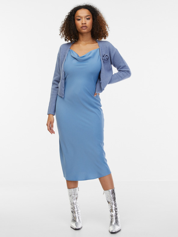 Orsay ORSAY kék női kardigán gyapjúkeverékkel