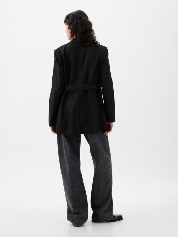 GAP Övvel ellátott len blazer GAP