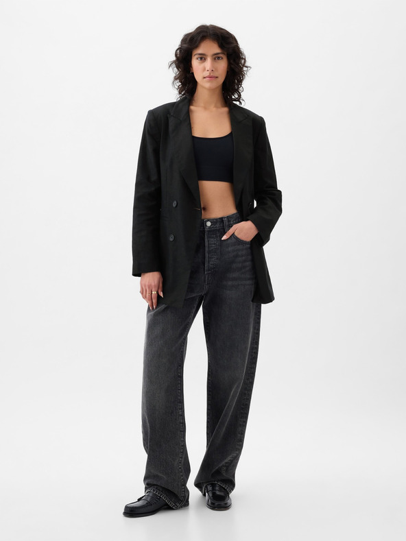 GAP Övvel ellátott len blazer GAP