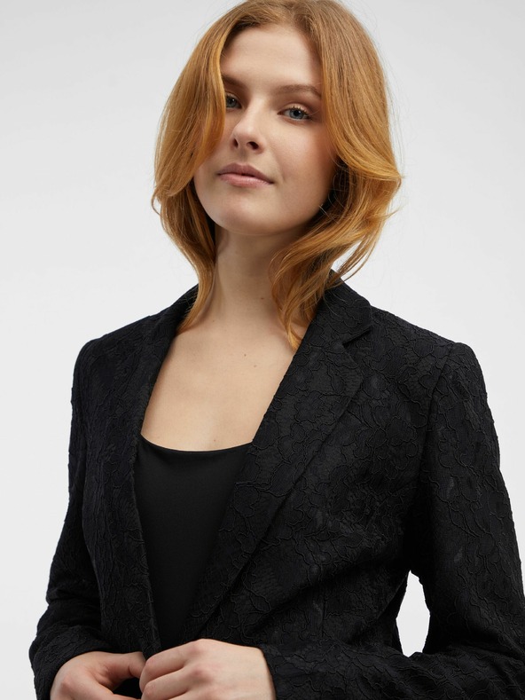 Orsay ORSAY fekete női mintás dzseki