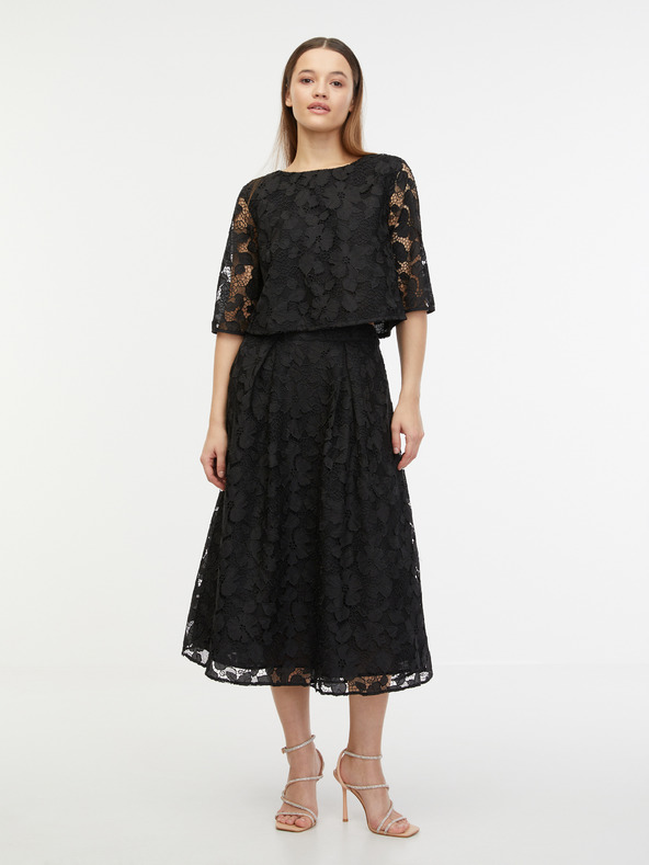 Orsay Fekete női csipkeblúz ORSAY