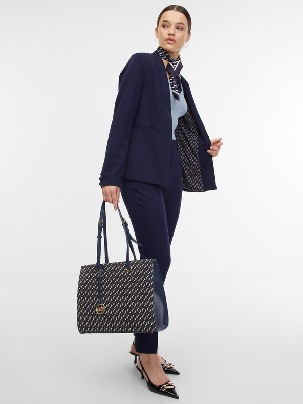 Orsay ORSAY sötétkék női mintás kézitáska