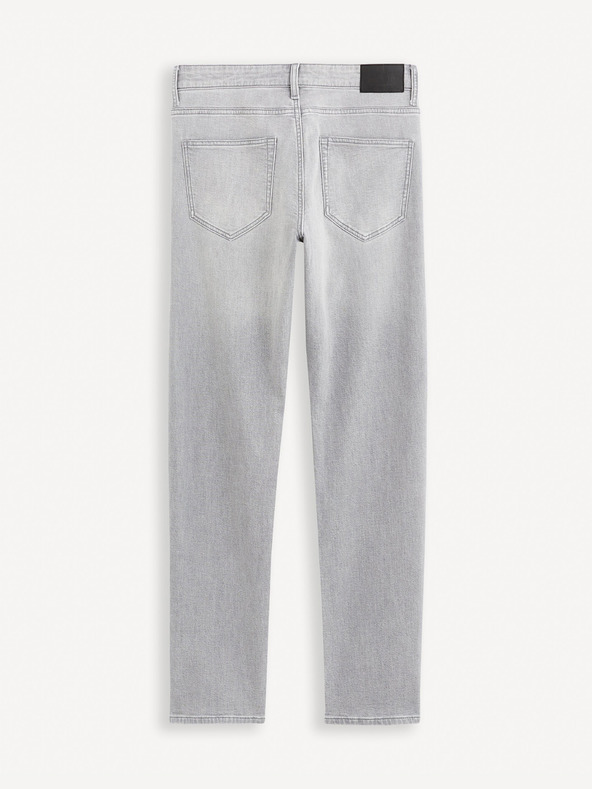 Celio Világosszürke férfi egyenes szabású farmer Celio Fokrey