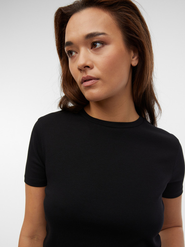 Orsay ORSAY fekete női rövid póló