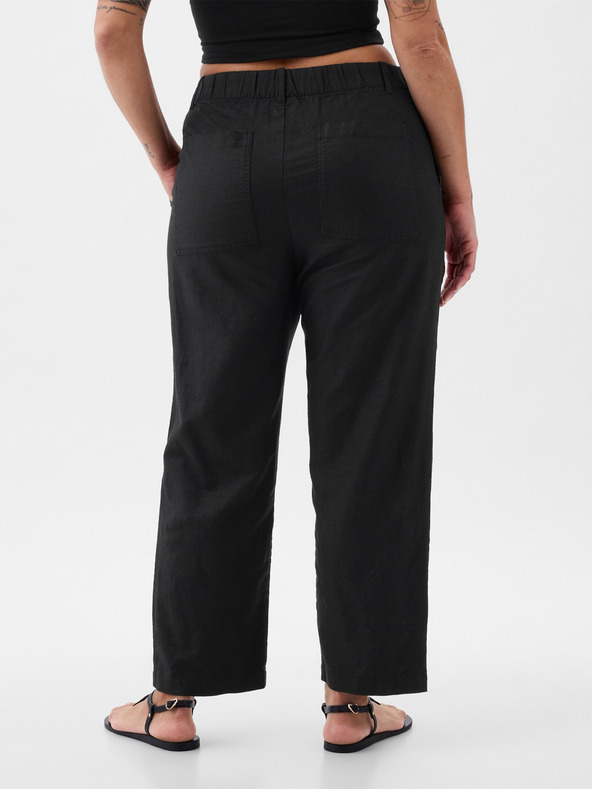 GAP Lenvászon nadrág High Rise GAP