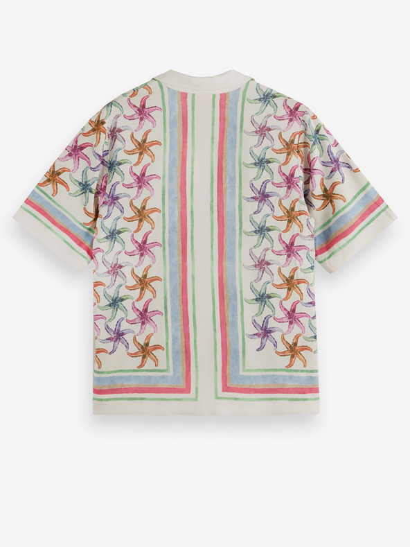 Scotch & Soda Krémszínű női mintás ing Scotch & Soda Scotch & Soda