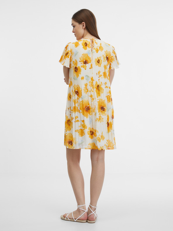 Orsay ORSAY sárga és bézs női virágos ruha