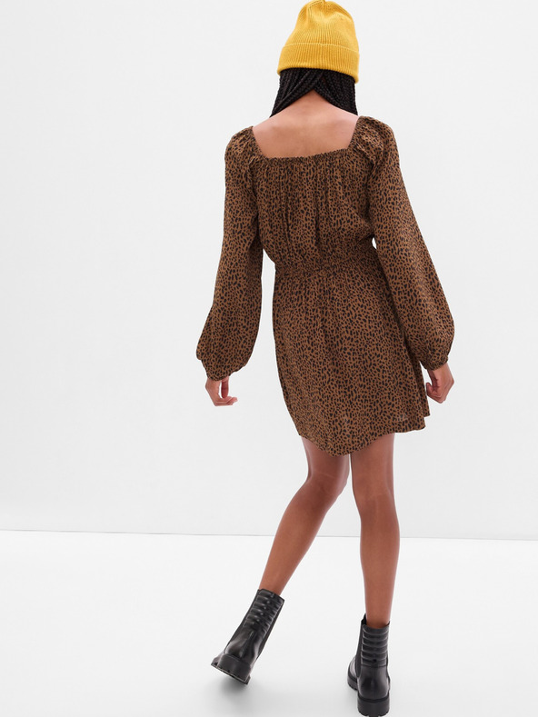 GAP Teen leopard mintás Lenzing™ Ecovero™ ruha GAP