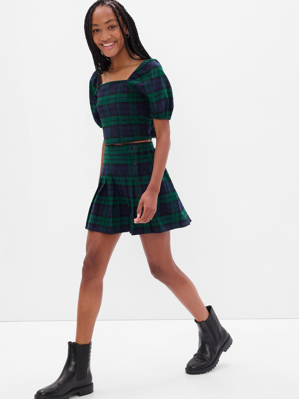 GAP Tini kockás mini szoknya GAP