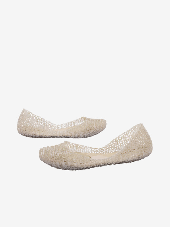 Melissa Cream Női Melissa Campana Papel Brushed Ballerinák