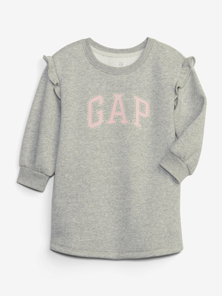 GAP Baby mikinás ruha logóval GAP