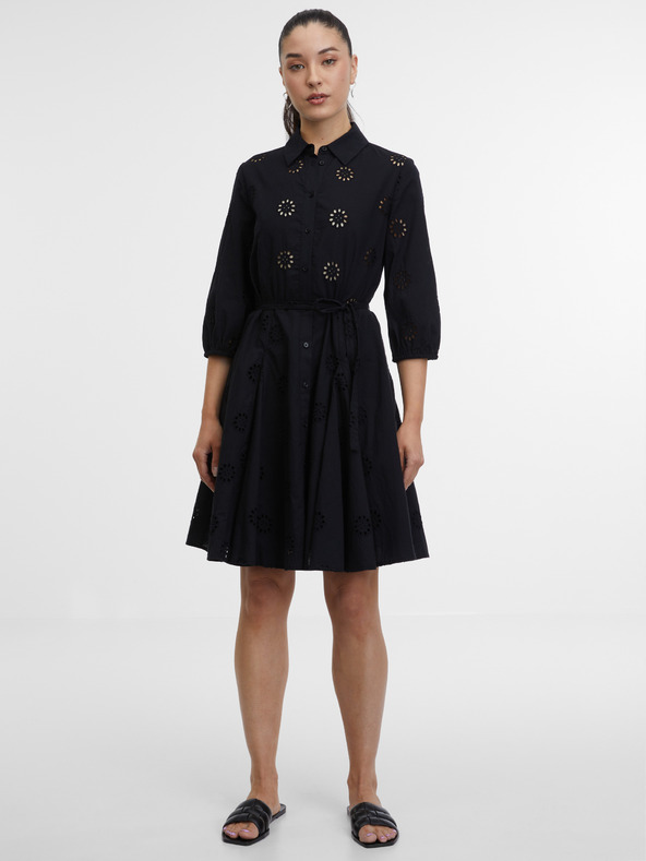 Orsay Fekete ORSAY női ing ruha