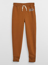 GAP Gyerek fleece sportnadrág logóval army GAP