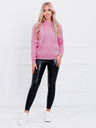 Edoti Rózsaszín női kapucnis pulóver Edoti