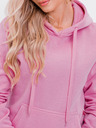 Edoti Rózsaszín női kapucnis pulóver Edoti