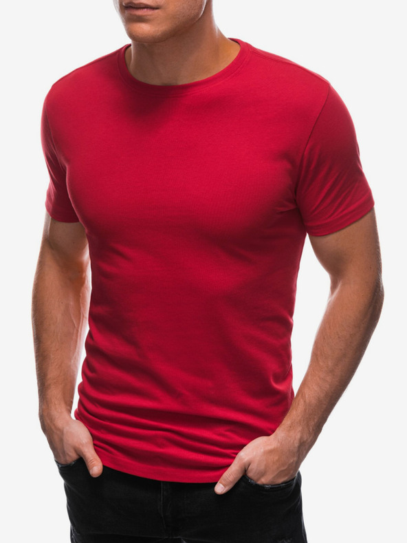 Edoti Piros férfi alap póló Edoti