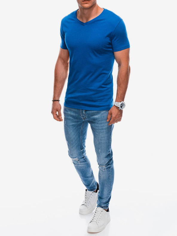 Edoti Kék férfi alap póló Edoti