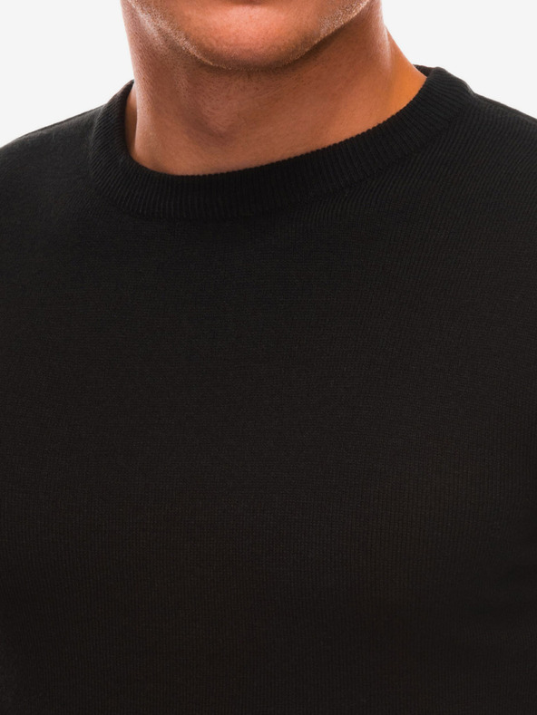 Edoti Fekete férfi alap pulóver Edoti