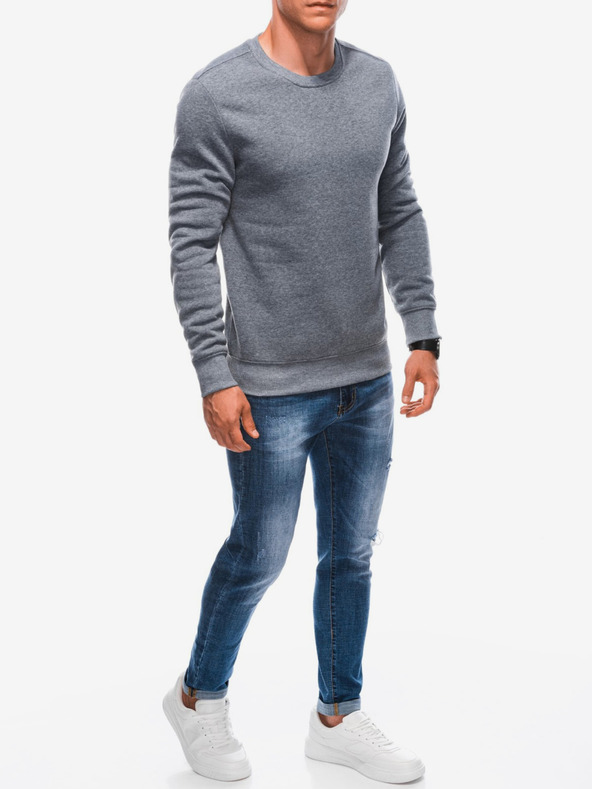 Edoti Szürke férfi alap pulóver Edoti