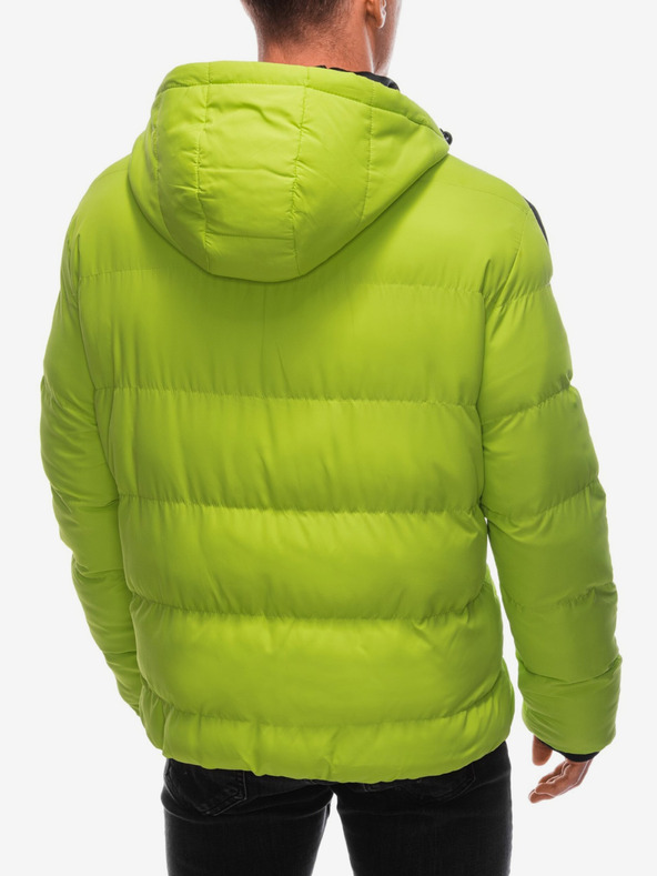 Edoti Világoszöld férfi steppelt télikabát Edoti