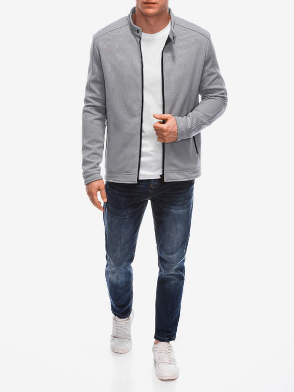 Edoti Szürke férfi könnyű kabát Edoti