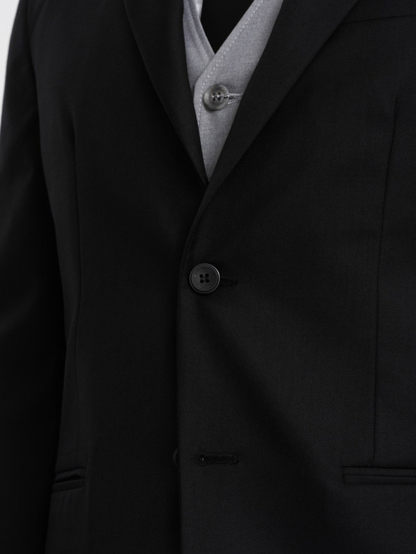 Ombre Clothing Fekete férfi dzseki Ombre Ruházat