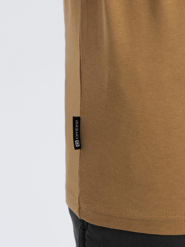 Ombre Clothing Mustárszínű férfi alaping Ombre Clothing