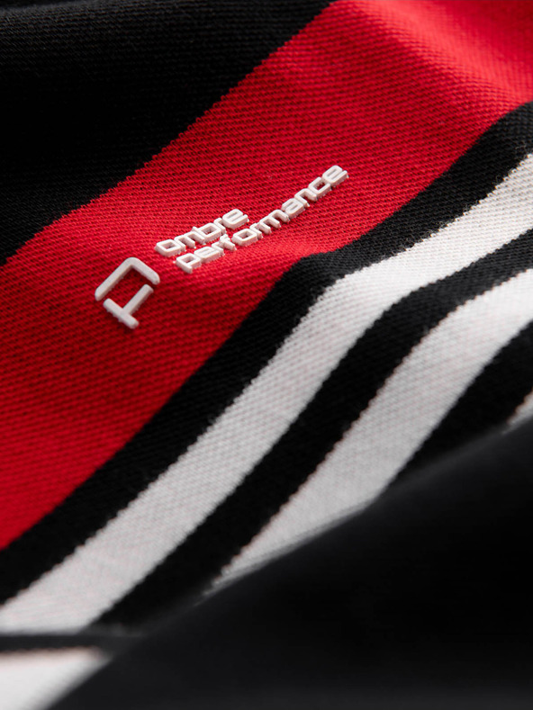 Ombre Clothing Fekete férfi póló póló Ombre ruházat