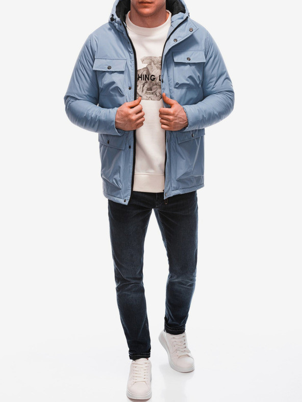 Edoti Világoskék férfi télikabát Edoti