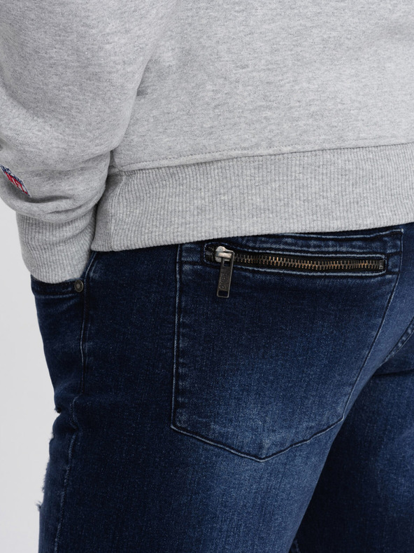 Ombre Clothing Sötétkék férfi farmernadrág Ombre Ruházat