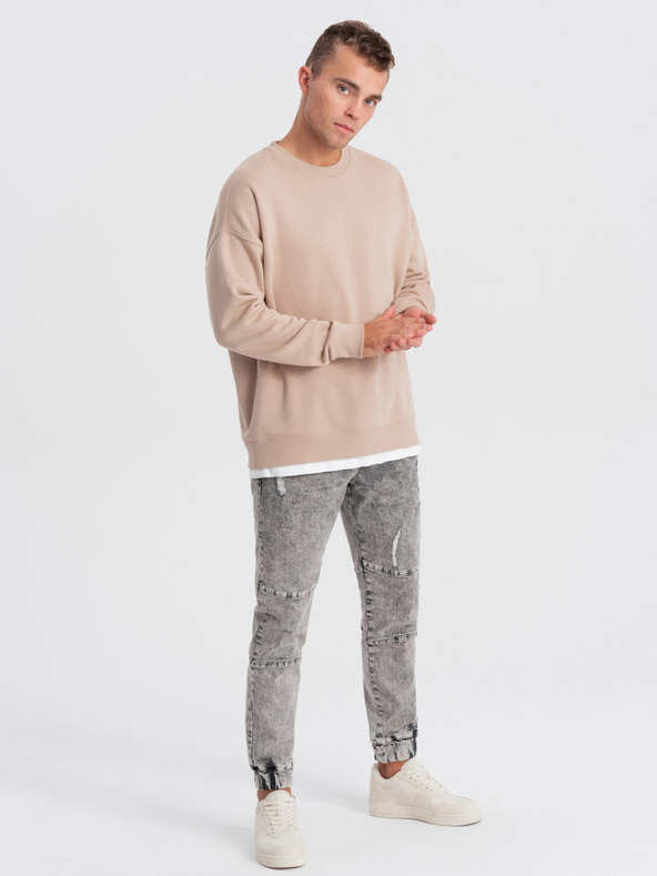 Ombre Clothing Szürke Férfi farmer Ombre ruházat