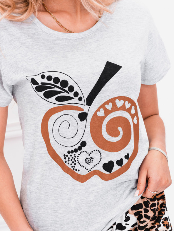 Edoti Barna és szürke női mintás pizsama Edoti barna és szürke női pizsama