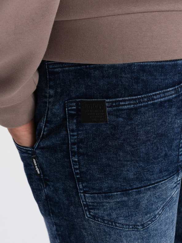 Ombre Clothing Sötétkék férfi farmernadrág Ombre Ruházat