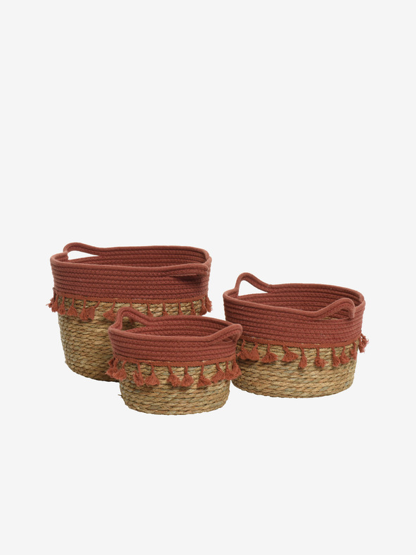 Kaemingk Három tárolókosárból álló készlet barna színben Kaemingk