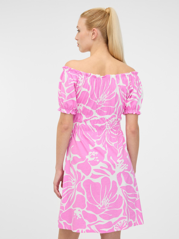 Orsay ORSAY Világos rózsaszín női térd fölé érő ruha