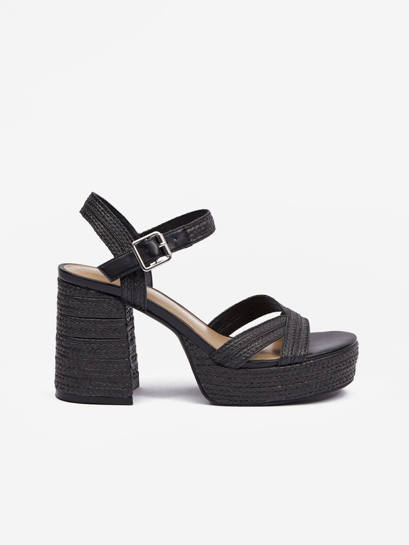 Orsay ORSAY fekete sarkú szandál nőknek