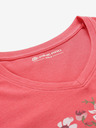 ALPINE PRO ALPINE PRO Nega Piros női nyomtatott sportpóló