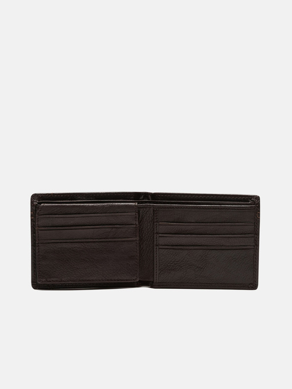 Edoti Sötétbarna férfi bőrtárca Edoti