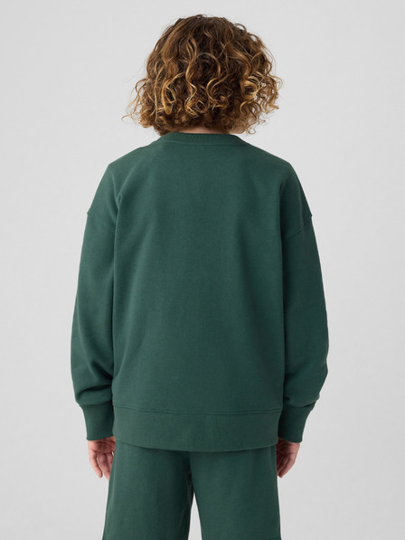 GAP Gyerek pulóver logóval és fleece béléssel GAP