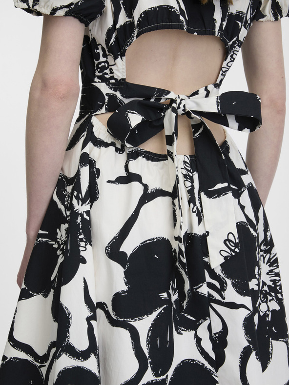 Orsay ORSAY fekete mintás női ruha