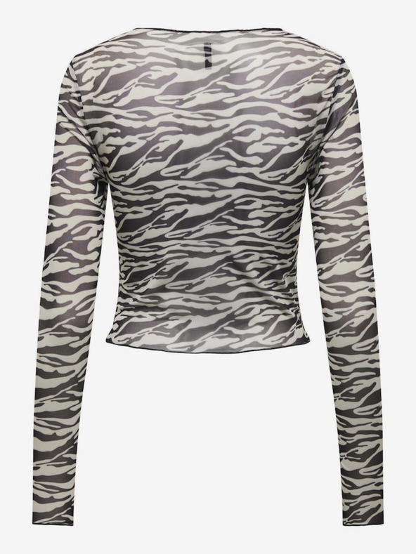 ONLY Krém-fekete női mintás felső ONLY Lamy Lamy