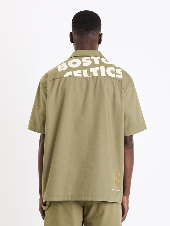 Celio Khaki színű férfi Celio Boston Celtics póló