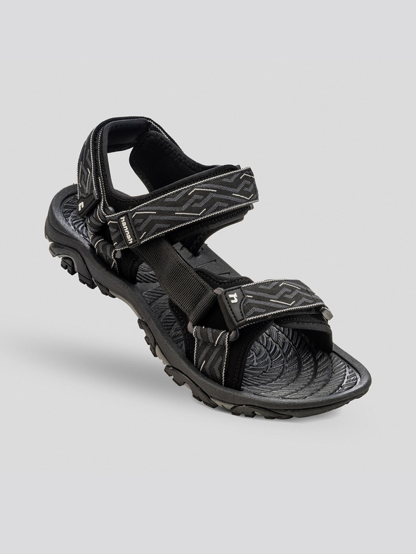 Hannah Szürke és fekete férfi outdoor szandál Hannah Belt Belt